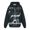 Y/project Black Cotton Sweatshirt In Green