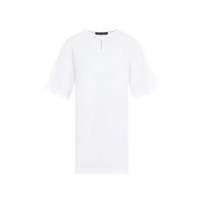 Y/PROJECT YクロムクルネックTシャツ 204TS006 J135OPTICWHITE Y/project Optic White Y Chrome Cotton T-shirt | ModeSens
