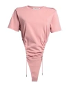 Y/project Woman Bodysuit Pink Size 6 Organic Cotton In Pink