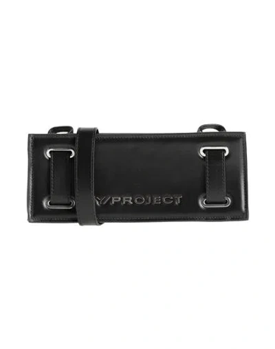 Y/project Woman Cross-body Bag Black Size - Leather