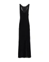 Y/project Woman Maxi Dress Black Size 4 Viscose In Black