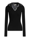 Y/project Y Project Black Wool Mini Dress In Black