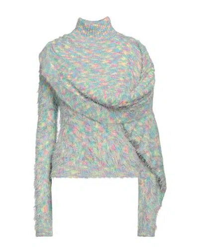 Y/project Woman Turtleneck Light Green Size 8 Polyamide