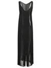 Y/project Long Tank Dress In Black