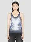 Y/project Whisker Print Tank Top In Gray
