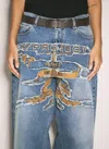 Y/project Women Y Leather Belt In Brown