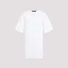 Y/project Chrome Cotton T-shirt Oversize Sleeves In Optic White