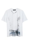 Y/project Graphic-print T-shirt In White