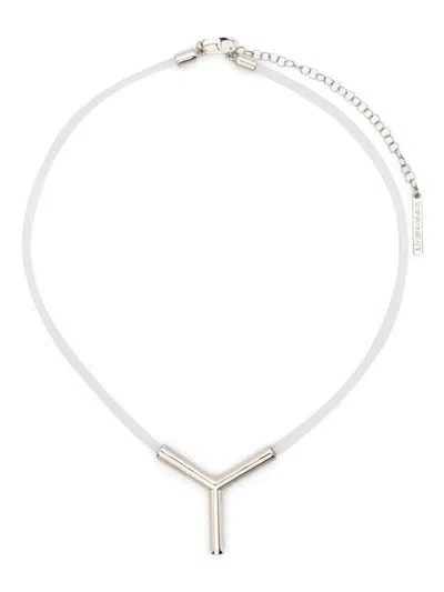Y/project Y Transparent Necklace Accessories In Beige