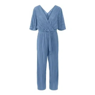 Y.a.s. | Olinda Ss Ankle Jumpsuit In Blue