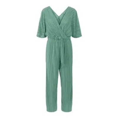 Y.a.s. | Olinda Ss Ankle Jumpsuit In Green