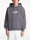 Y-3 리퀴드 로고 후디 In Gray