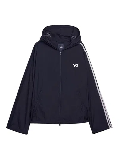 Y-3 3 Stripes Sports Jacket In Black