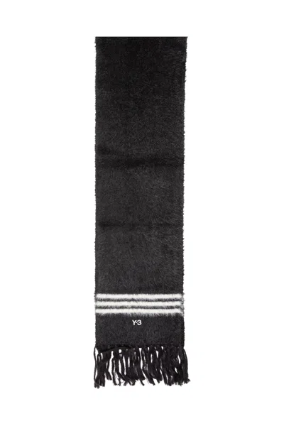 Y-3 3s Mini Scarf In Black/crewht