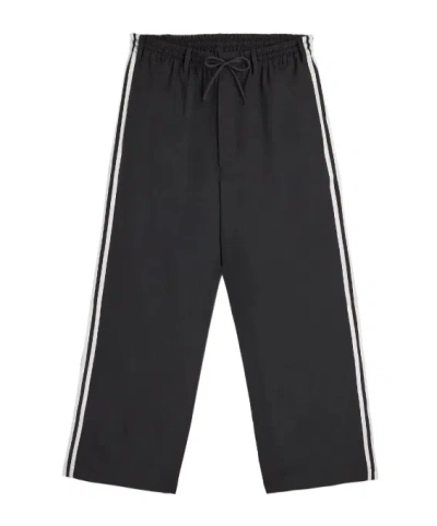 Y-3 3-stripe Track Pants In Black