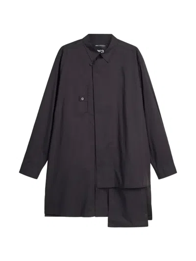 Y-3 Adaptive Asymmetric Shirt In Black