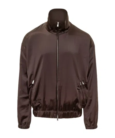 Y-3 Adidas X Wales B Onner Zip-up Jacket In Brown