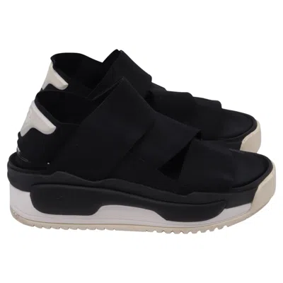 Pre-owned Y-3 Adidas X  Hokori Elastic Strap Sandals In Black Polyester