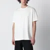 Y-3 Regular Fit Crew Neck Short Sleeve T-shirt In White
