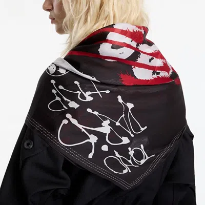 Y-3 And-3 Chito Banda Mini Scarf In Black