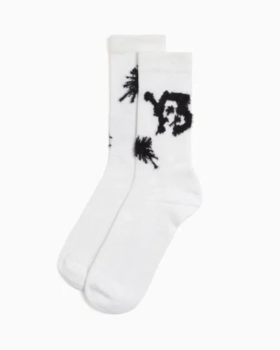 Y-3 And-3 Chito Mini Sock For Men In White