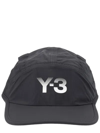 Y-3 And-3 Logo Cap In Black