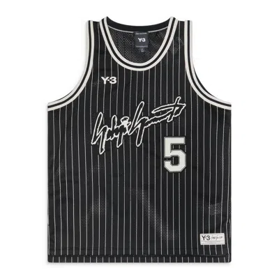 Y-3 Mens Black Elite 5 Basketball Woven Top Xl