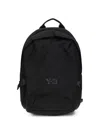 Y-3 Unisex Backpack With Top Handle And Logo Detail In Black