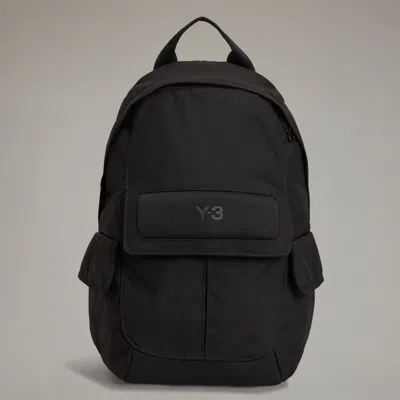 Y-3 Backpack With Flap Pocket In Black