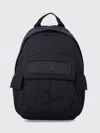 Y-3 Canvas Cotton Backpack With Pockets In Black