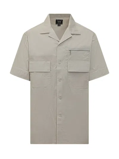 Y-3 MEN BEIGE REGULAR SOLID SHIRT, XS LUXURY SHIRTS FOR MEN DARVEYS