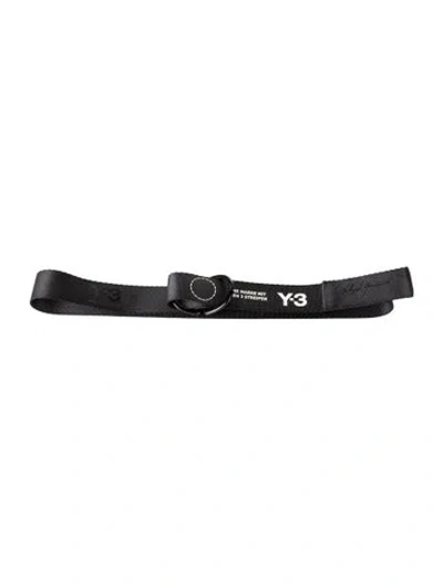 Pre-owned Y-3 Belt In Black