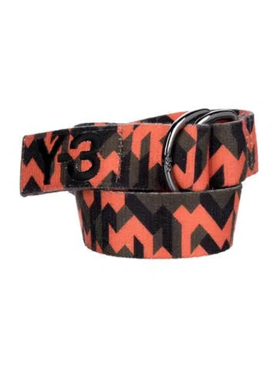 Pre-owned Y-3 Belt In Orange