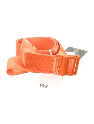 Pre-owned Y-3 Belt W/ Tags In Orange