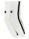 Y-3 Bicolor Cotton Socks Clothing In White