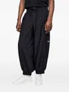 Y-3 밴딩 웨이스트 커프 팬츠 In Black