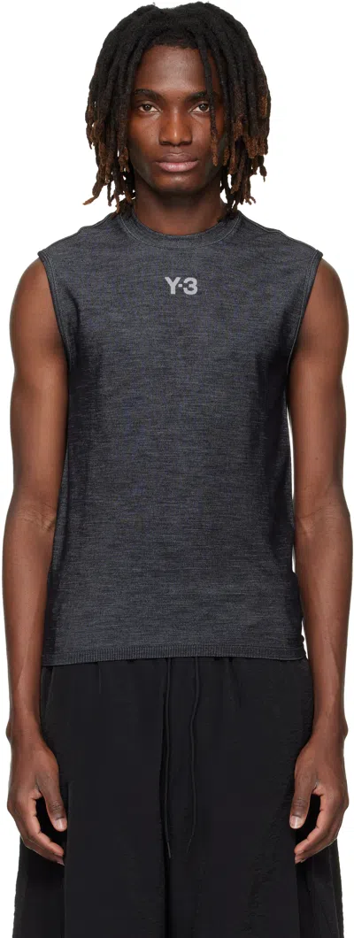 Y-3 Black & Gray Mercedes-amg F1 Edition Engineered Tank Top