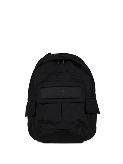 Y-3 Black Backpack With Pockets Y3
