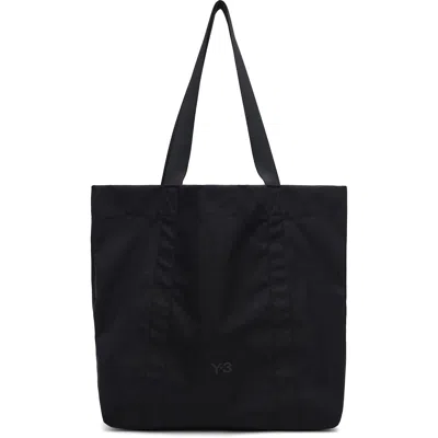 Y-3 Black Bonded-logo Tote