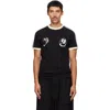 Y-3 Graphic Cotton Short-sleeve T-shirt In Black