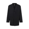 Y-3 Black Chore Polyester Jacket In Black