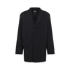 Y-3 Black Chore Polyester Jacket In Black