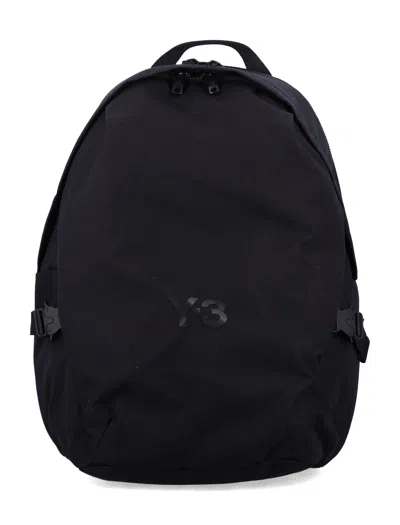 Y-3 Black Cordura Staple Backpack  In Blue