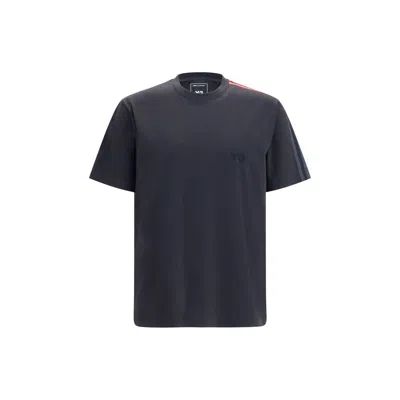 Y-3 Black Cotton Sportswear In Animal Print