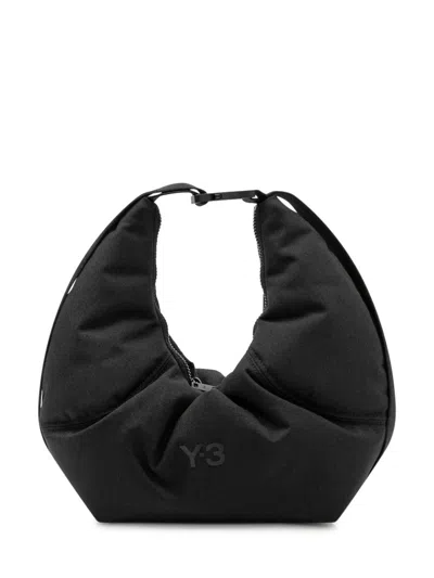 Y-3 Black Crescent Crossbody Bag