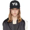 Y-3 Black Logo Cap In Black
