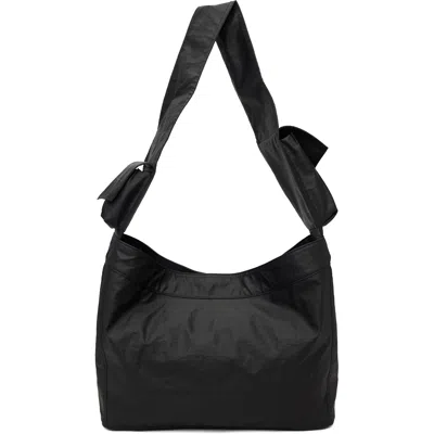 Y-3 Black Newspaper L Bag