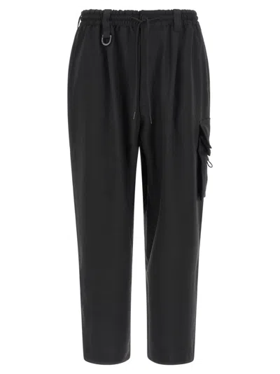 Y-3 Black Oversized Cargo Pants