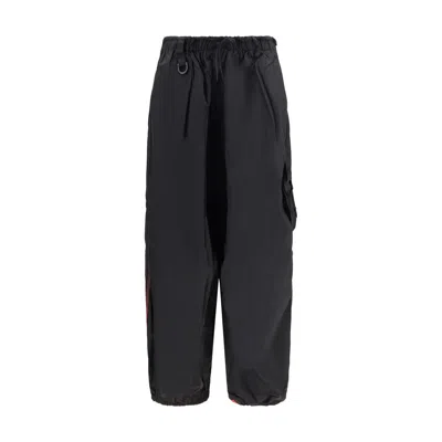 Y-3 Black Polyamide Cargo Pants