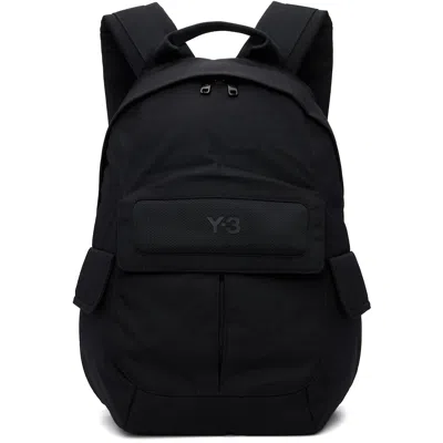 Y-3 Black Small Backpack